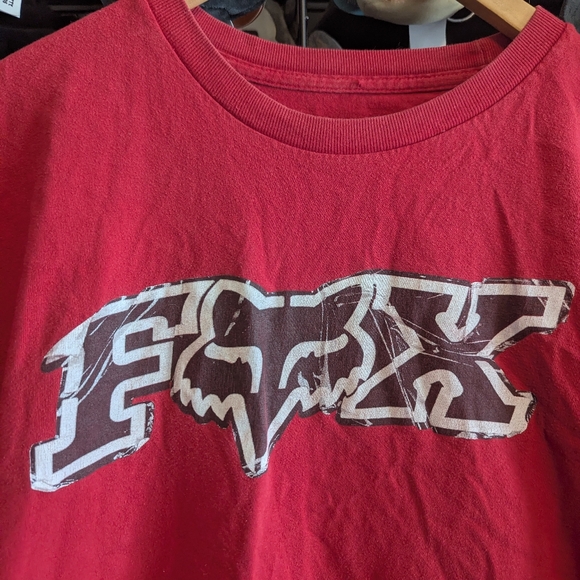 Fox Racing Red Logo Graphic Tee - Picture 2 of 3